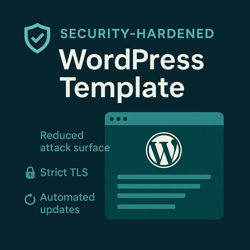 Security-Hardened WordPress Template thumbnail